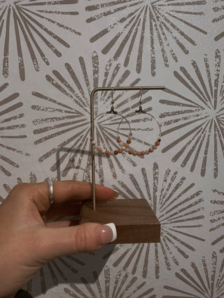 Gemstone Hoop Earrings - Simply Sunflowers