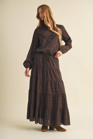 Geo Maxi Skirt - Simply Sunflowers