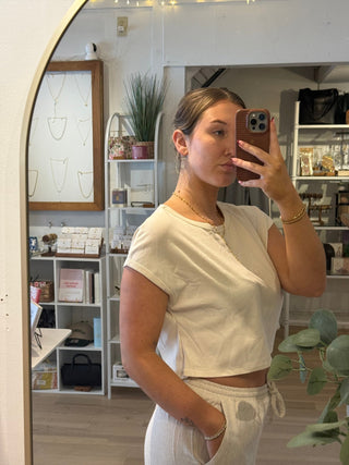 Getting Drinks Top - Simply Sunflowers