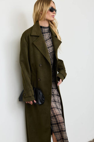 Girls Night Trench Coat - Simply Sunflowers