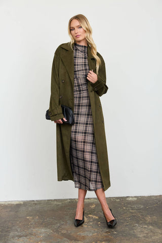 Girls Night Trench Coat - Simply Sunflowers