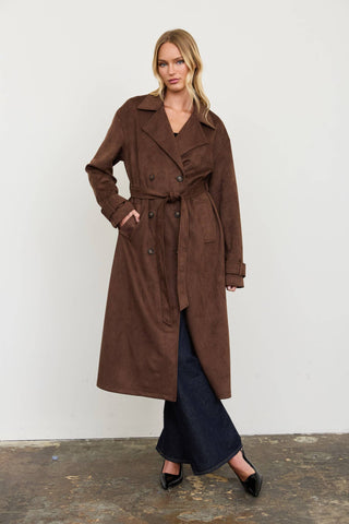 Girls Night Trench Coat - Simply Sunflowers