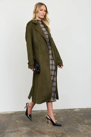 Girls Night Trench Coat - Simply Sunflowers