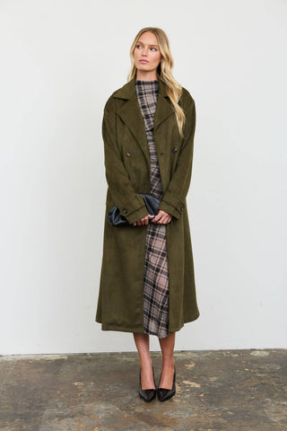 Girls Night Trench Coat - Simply Sunflowers
