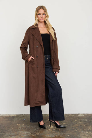 Girls Night Trench Coat - Simply Sunflowers