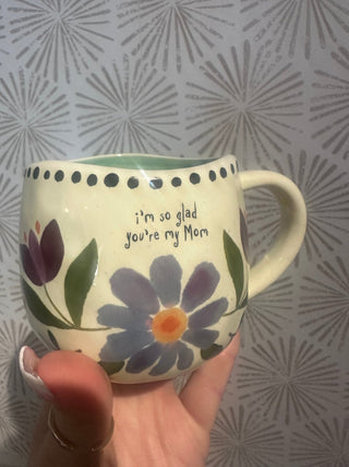 Glad You're My Mom Mug - Simply Sunflowers