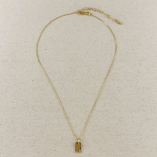 Gold Plate Necklace - Simply Sunflowers