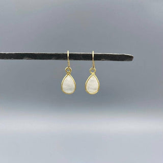 Gold Stone Earrings - Simply Sunflowers