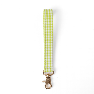 Green Gingham Keychain - Simply Sunflowers