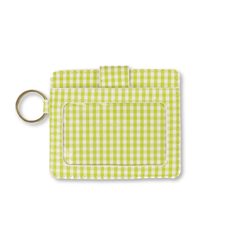Green Gingham Wallet - Simply Sunflowers