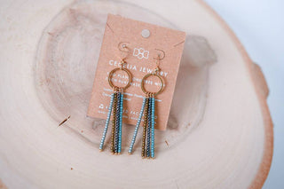 Hanna Fringe Earrings - Simply Sunflowers