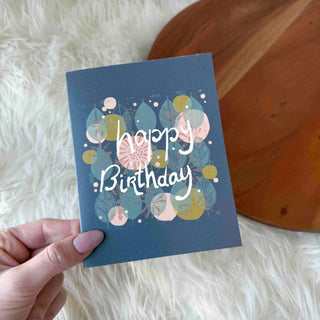 "Happy Birthday" Fall Greeting Card - Simply Sunflowers