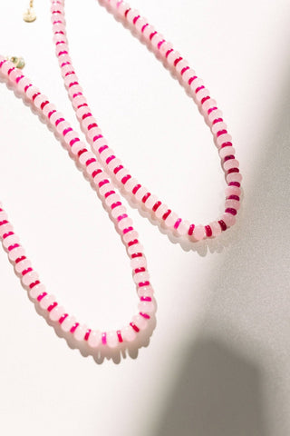 Happy Hour Necklace - Light Pink - Simply Sunflowers