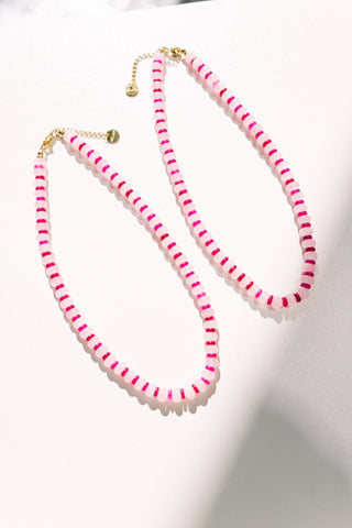 Happy Hour Necklace - Light Pink - Simply Sunflowers