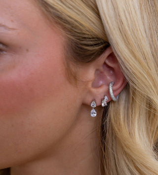 Harmony Mini Pear Studs - Simply Sunflowers
