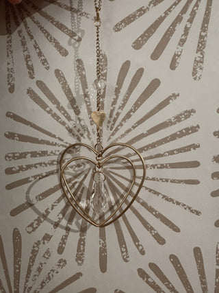 Heart Mini Suncatcher - Simply Sunflowers