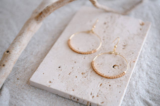 Hepburn Earrings - Simply Sunflowers