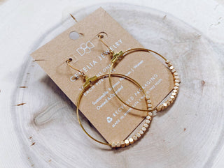 Hepburn Earrings - Simply Sunflowers