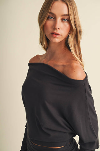 High-Density Jersey Dolman Sleeve Pullover - Simply Sunflowers