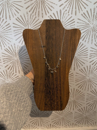 Horizon Mixed Metal Charm Necklace - Simply Sunflowers