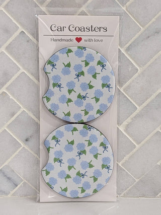Hydrangea Car Coasters - Simply Sunflowers