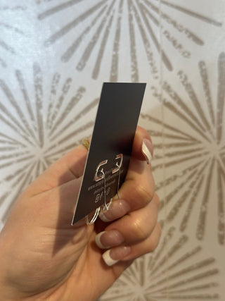 In a Loop Silver Earrings - Simply Sunflowers