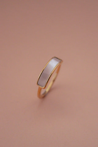 Iridescent Band Gold Ring - Simply Sunflowers