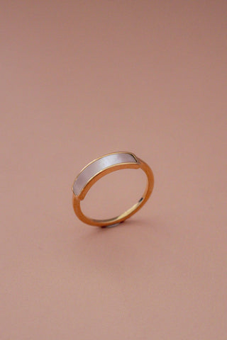 Iridescent Band Gold Ring - Simply Sunflowers