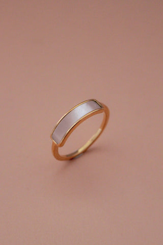 Iridescent Band Gold Ring - Simply Sunflowers
