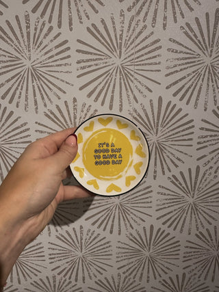 Its a Good Day Trinket Dish - Simply Sunflowers