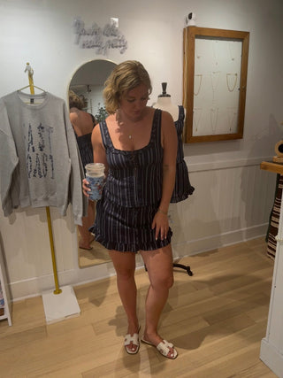 Jaden Mini Skirt - Simply Sunflowers