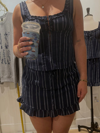 Jaden Tie Back Top - Simply Sunflowers