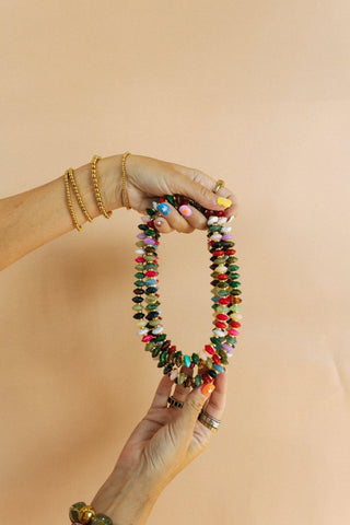 Kaleidoscope Beaded Necklace - Simply Sunflowers