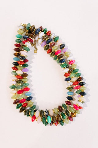Kaleidoscope Beaded Necklace - Simply Sunflowers