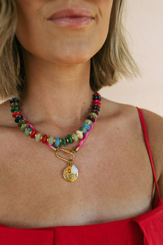 Kaleidoscope Beaded Necklace - Simply Sunflowers