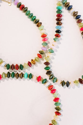 Kaleidoscope Beaded Necklace - Simply Sunflowers