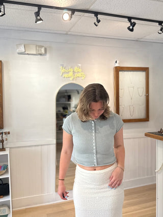Kennebunk Knit Top - Simply Sunflowers