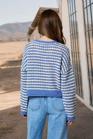 Kenzie Striped Cardigan - Simply Sunflowers