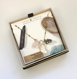 Keshi Necklace - Simply Sunflowers