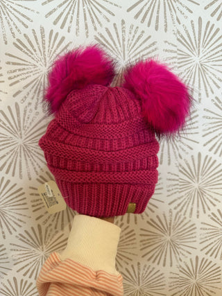 Kids Pom Pom Beanie - Simply Sunflowers