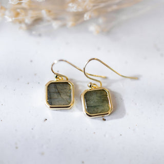Labradorite Earrings - Simply Sunflowers