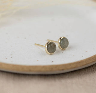Labrodite Phia Studs - Simply Sunflowers
