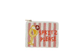 Ladies Spritz Please Fully Beaded Coin Purse - Simply Sunflowers