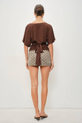 Lana Tie Back Top - Simply Sunflowers