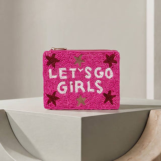 Lets Go Girls Star Beaded Coin Pouch - Simply Sunflowers