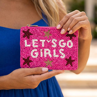 Lets Go Girls Star Beaded Coin Pouch - Simply Sunflowers