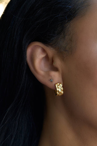 Lex Huggie Hoops - Simply Sunflowers