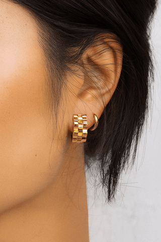 Lex Huggie Hoops - Simply Sunflowers