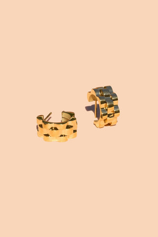 Lex Huggie Hoops - Simply Sunflowers