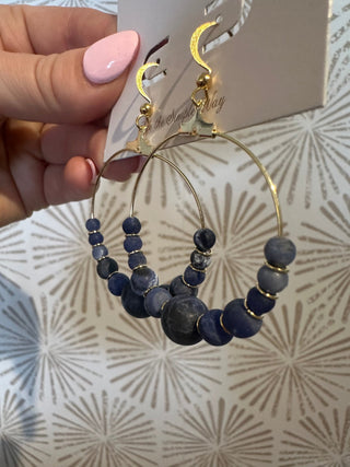 Lindsay Gemstone Earrings - Simply Sunflowers